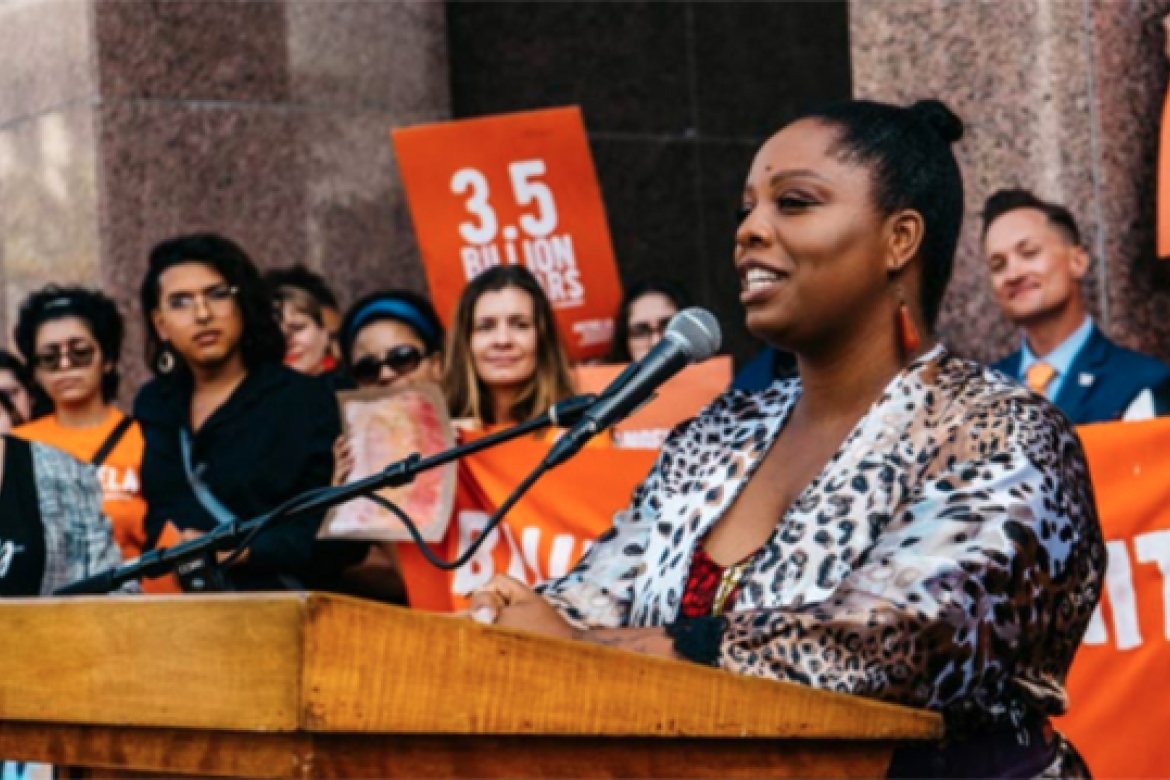 Patrisse Cullors, a social activist, best-selling author of “When They Call You A Terrorist,” co-creator of the viral Twitter hashtag and movement #BlackLivesMatter, was recently named to Time magazine’s 100 most influential people of 2020.
